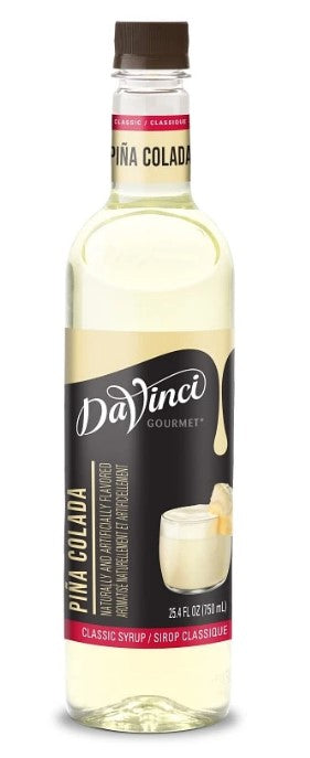 Davinci Classic Flavored Syrups - 750 ml. Plastic Bottle: Pina Colada