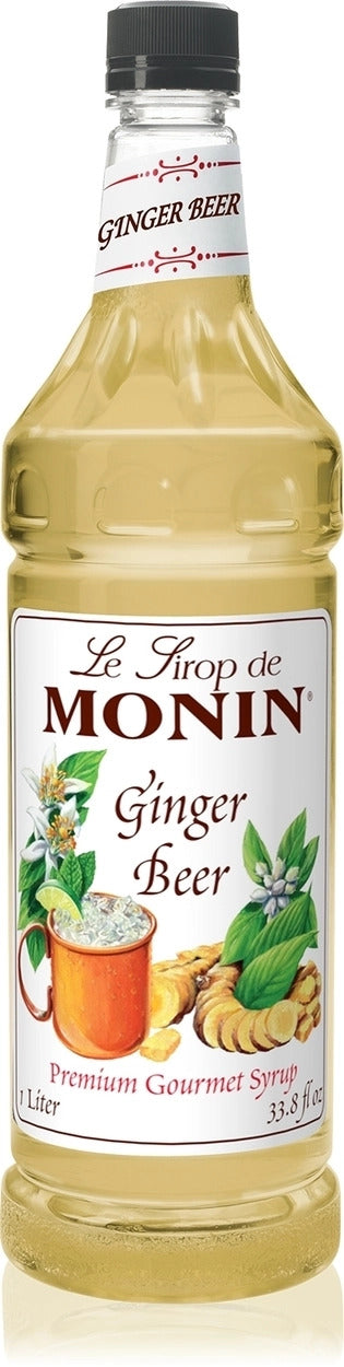 Monin Classic Syrup - 1L Plastic Bottle: Ginger Beer