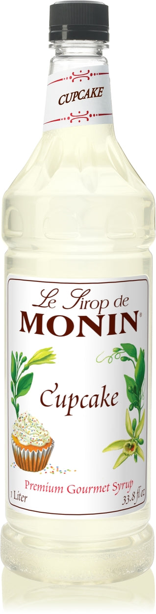 Monin Classic Syrup - 1L Plastic Bottle: Cupcake