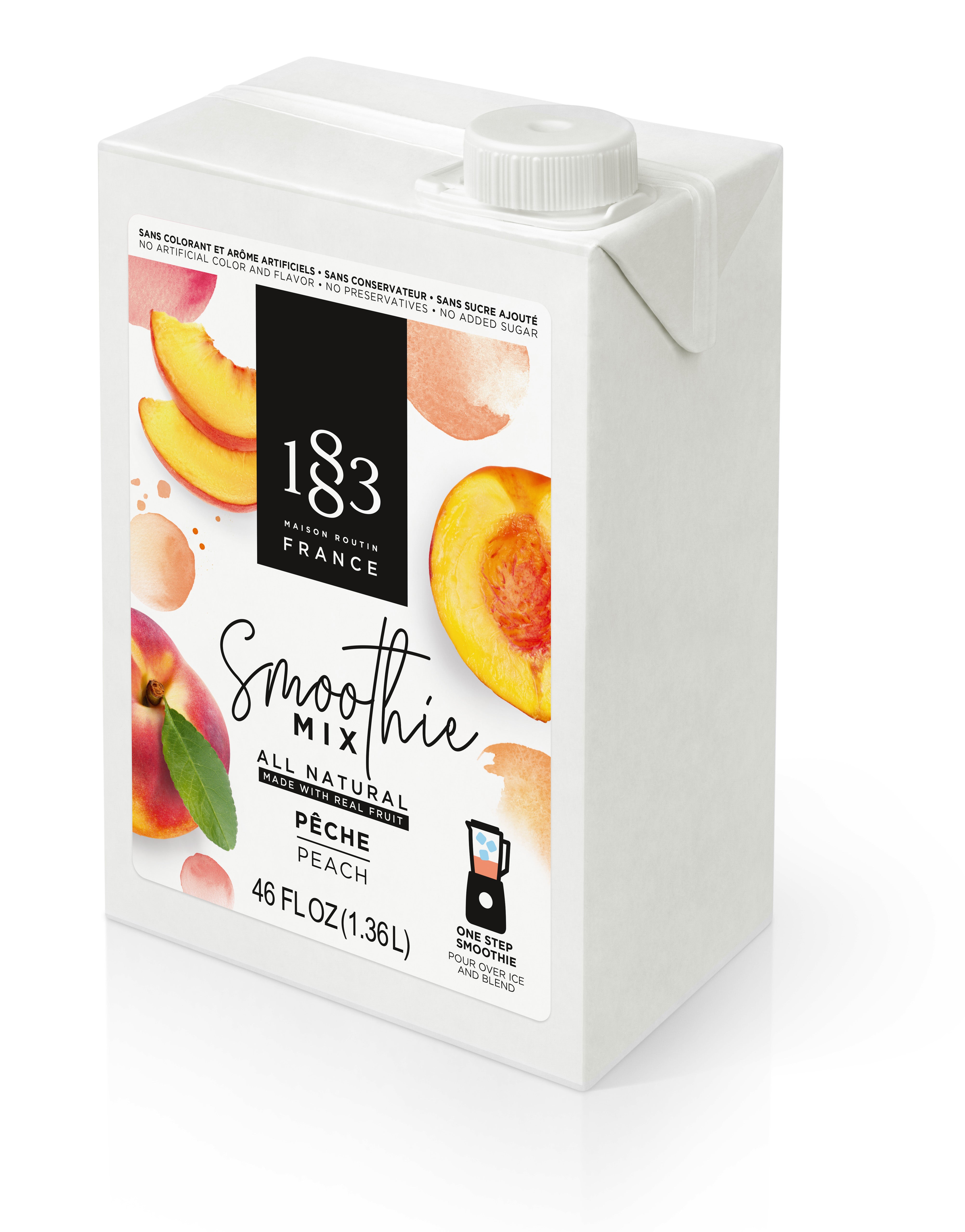 1883 Smoothie Mix - 46oz Carton: Peach