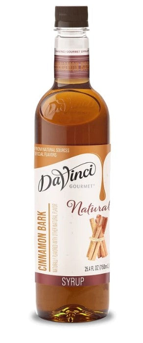 DaVinci Naturals Flavored Syrups - 750 ml. Plastic Bottle: Cinnamon Bark
