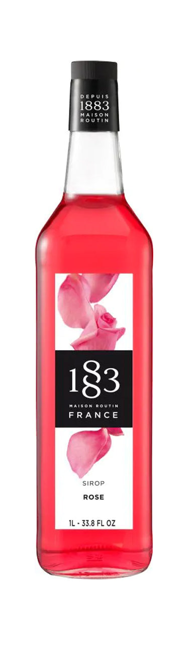 1883 Classic Flavored Syrups - 1L Plastic Bottle: Rose-1