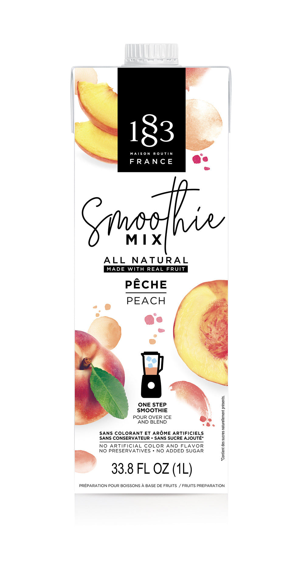 1883 Smoothie Mix - 1L Carton: Peach-1