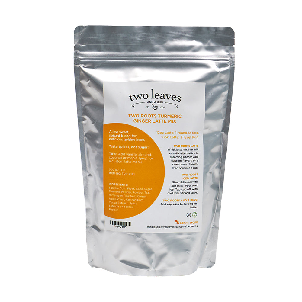 Two Leaves Tea: Turmeric Ginger Rooibos Tea Latte - 500g Bulk Bag