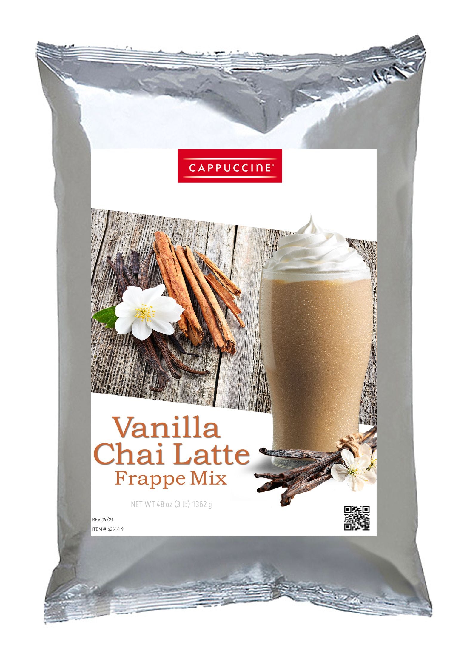 Cappuccine Tea Frappe Mix - 3 lb. Bulk Bag: Vanilla Chai Latte