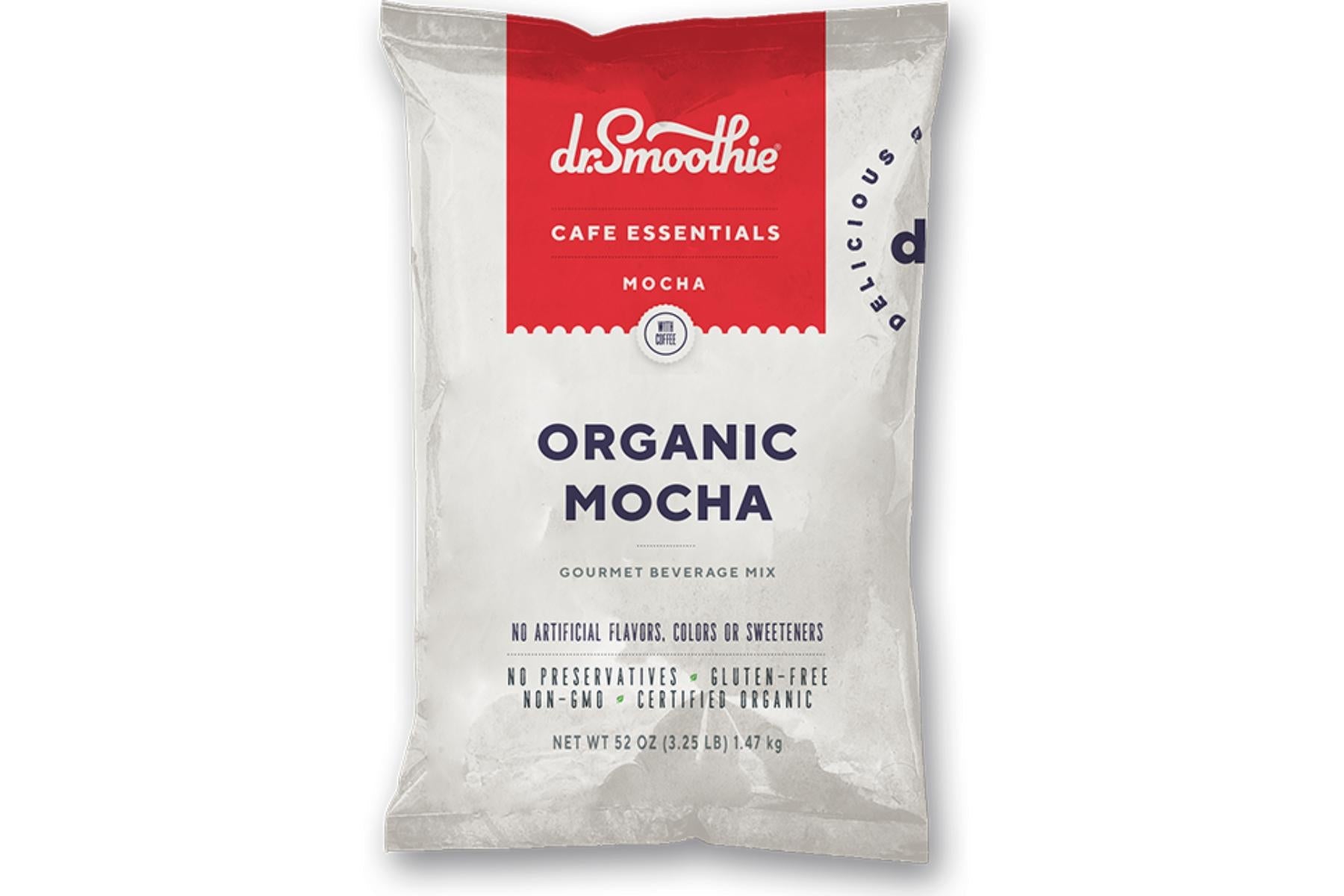 Dr. Smoothie Cafe Essentials Mocha - 3.5lb Bulk Bag: Organic Mocha