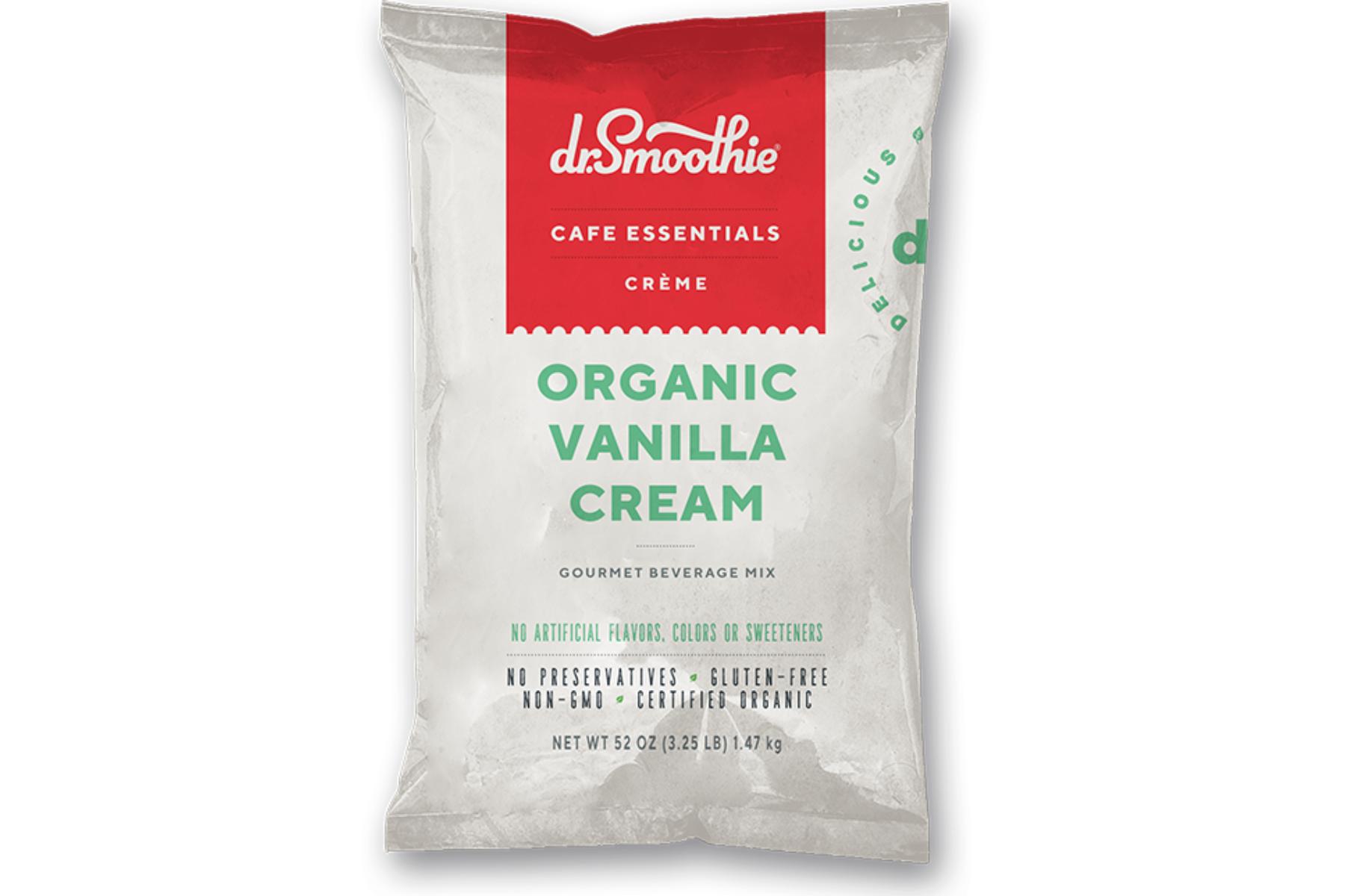 Dr. Smoothie Cafe Essentials Creme - 3.5lb Bulk Bag: Organic Vanilla Cream