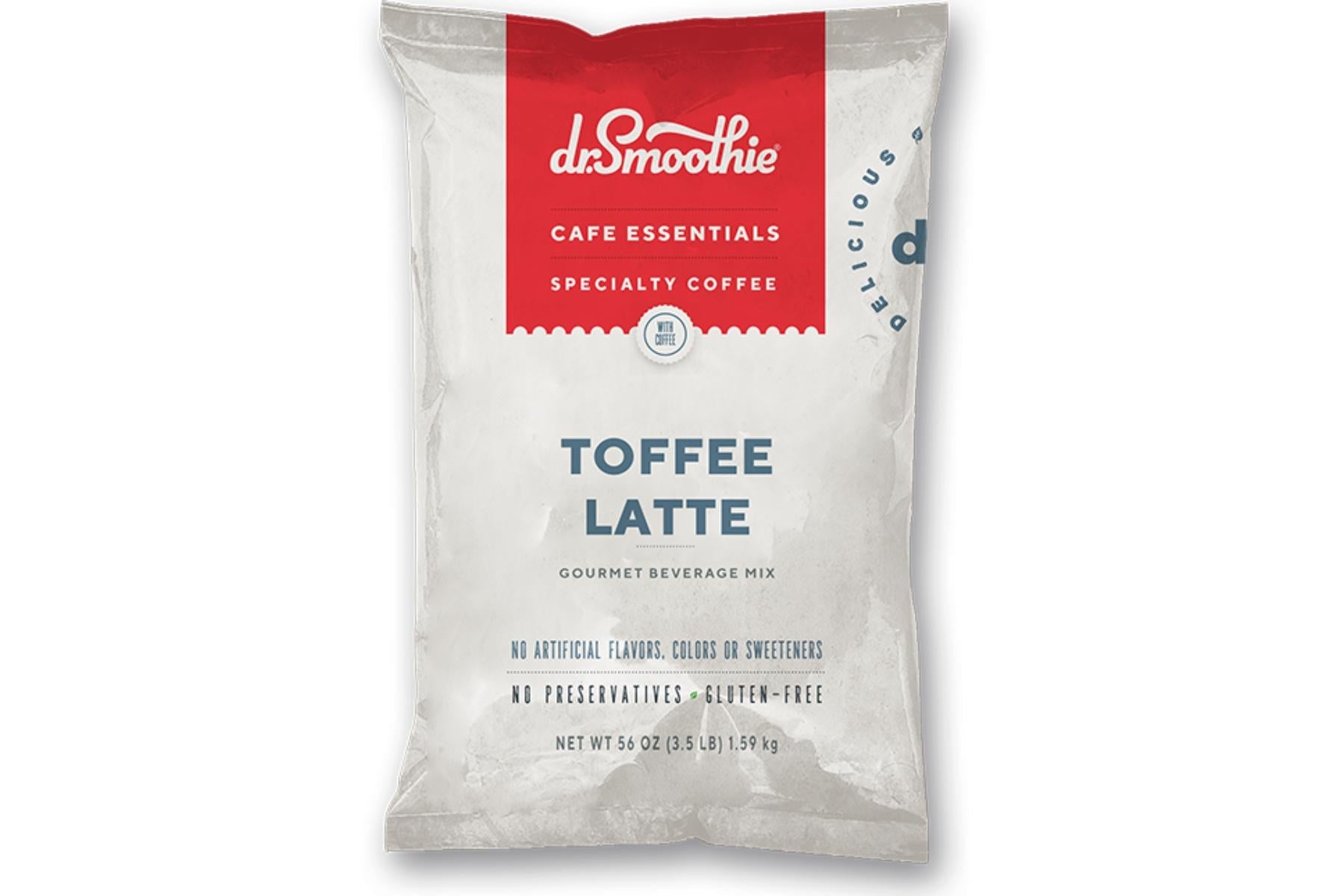 Dr. Smoothie Cafe Essentials Coffee - 3.5lb Bulk Bag: Toffee Latte