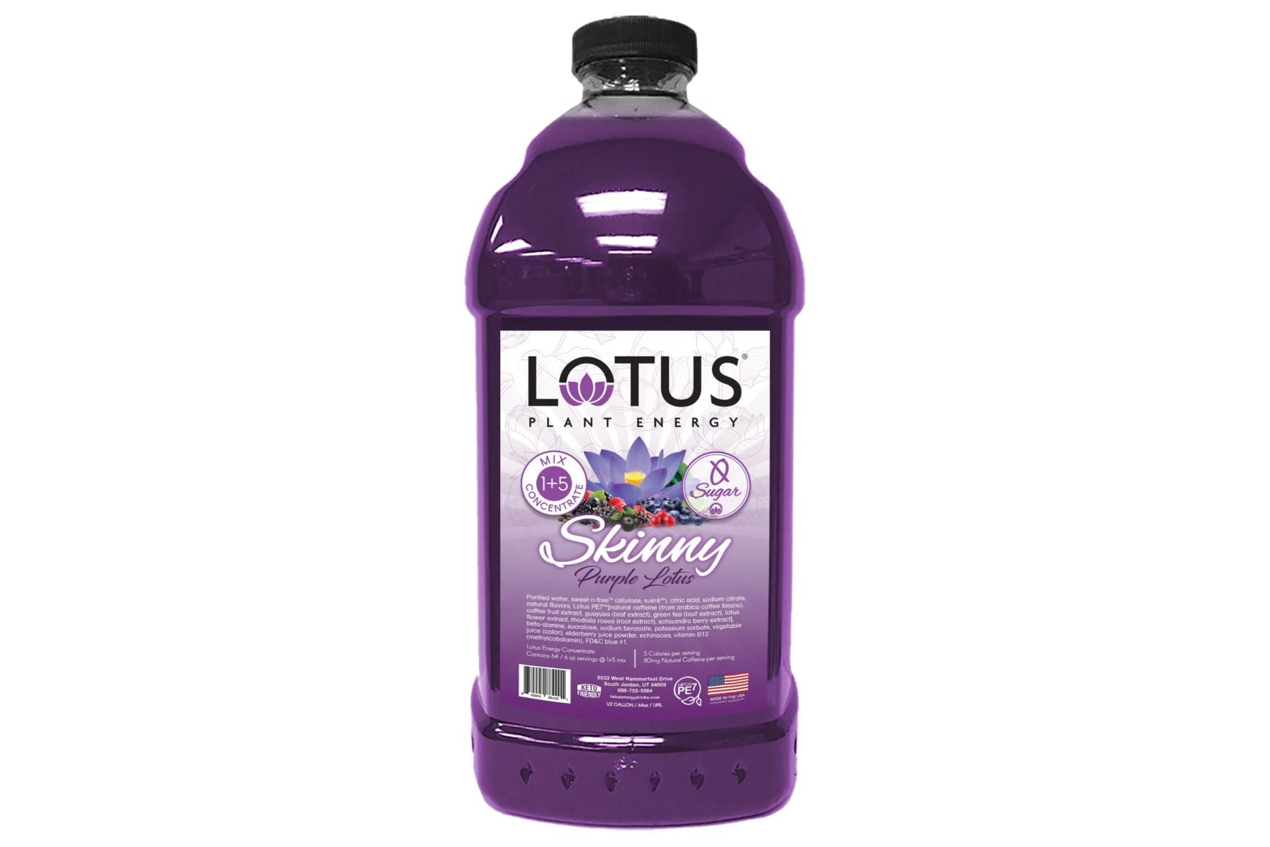 Lotus Energy 64 oz Skinny Purple Lotus Concentrate