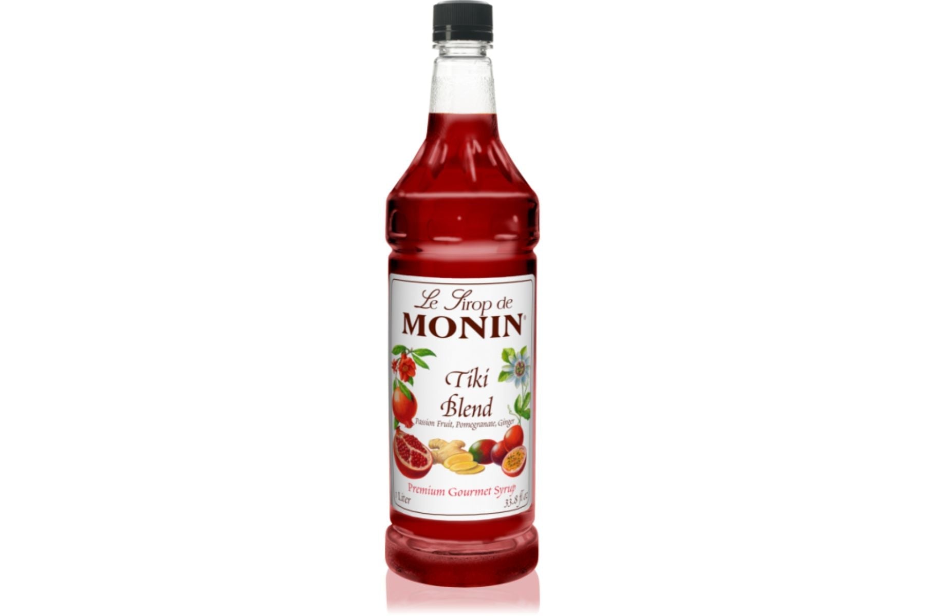 Monin Classic Syrup - 1L Plastic Bottle: Tiki Blend