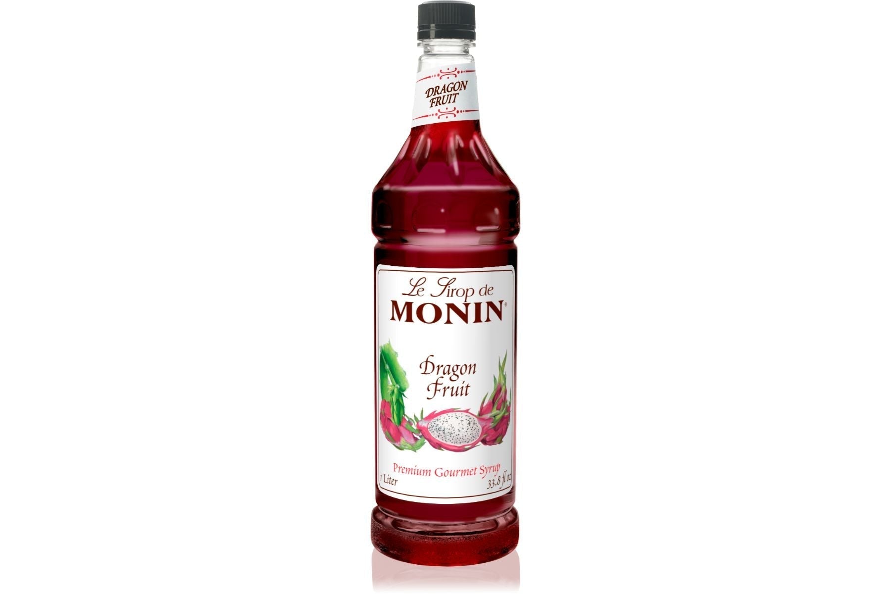 Monin Classic Syrup - 1L Plastic Bottle: Dragon Fruit