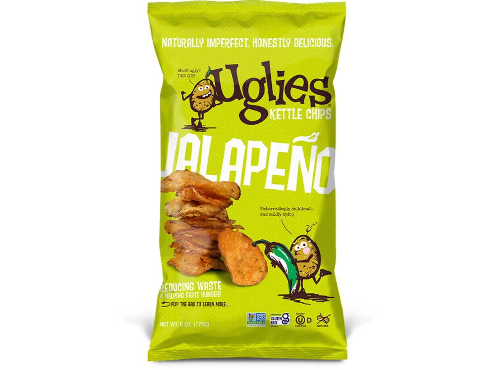 UGLIES - Case of 24 - 2oz Bags: Jalapeno