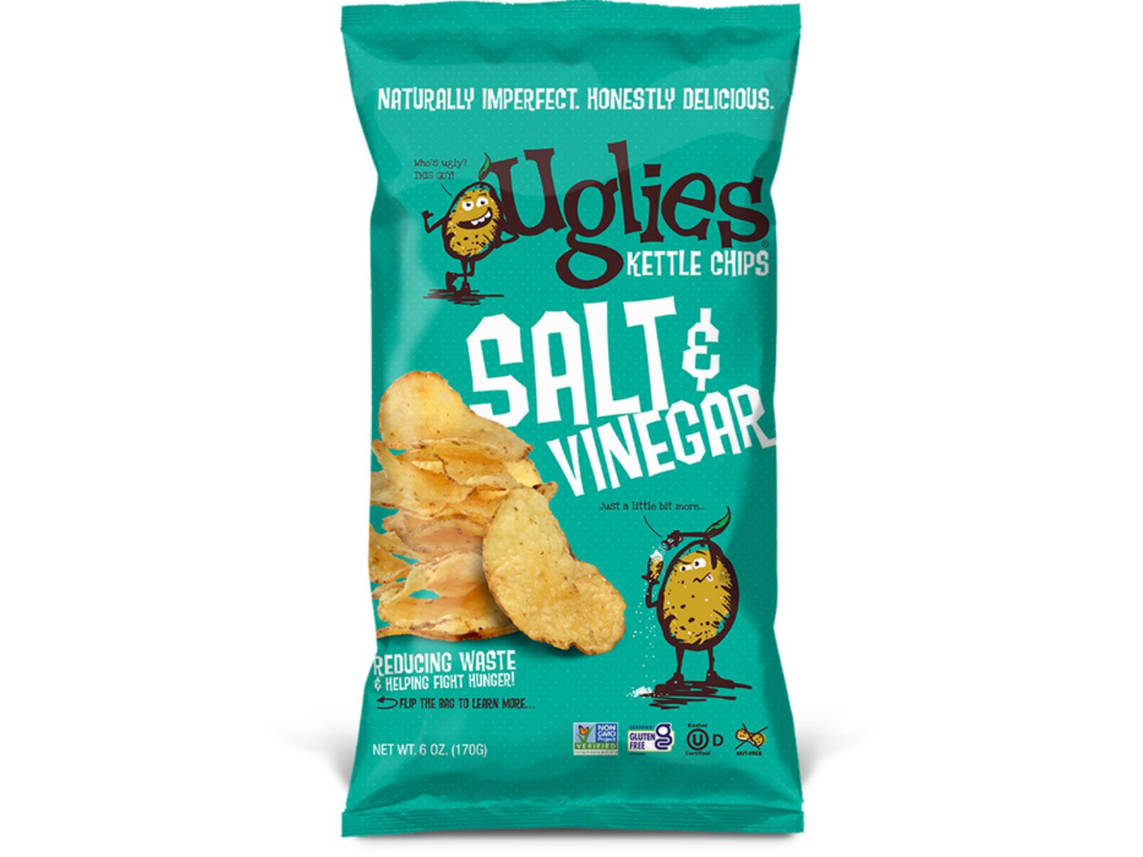 UGLIES - Case of 24 - 2oz Bags: Salt & Vinegar