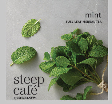 Steep CafÃ© Tea by Bigelow - Individually Wrapped Tea Bag: Herbal Tea - Mint