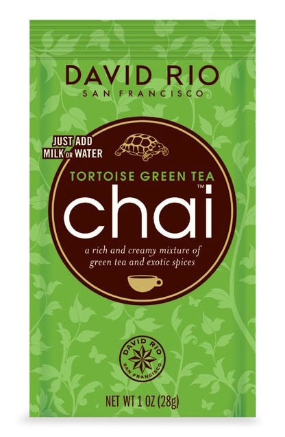 David Rio Chai (Endangered Species) - Single Serve: Tortoise Green Tea