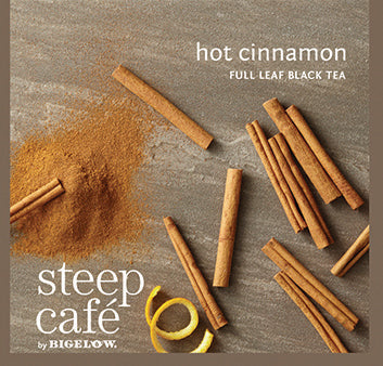 Steep CafÃ© Tea by Bigelow - Individually Wrapped Tea Bag: Flavored Tea - Hot Cinnamon