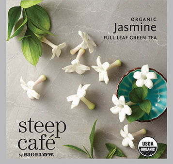 Steep CafÃ© Tea by Bigelow - Individually Wrapped Tea Bag: Green Tea - Organic Jasmine