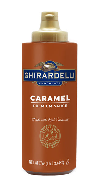 Ghirardelli Caramel Sauce - 17 oz. Squeeze Bottle