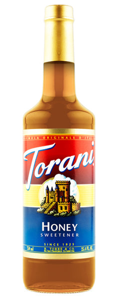 Torani Honey Sweetener - 750ml Plastic Bottle Case