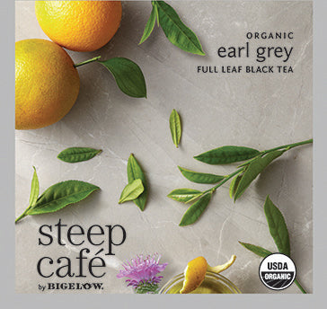 Steep CafÃ© Tea by Bigelow - Individually Wrapped Tea Bag: Flavored Tea - Organic Earl Grey
