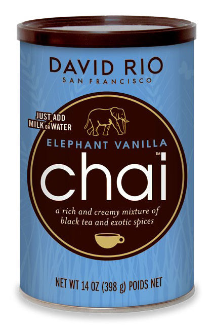 David Rio Chai (Endangered Species) - 14oz Canister: Elephant Vanilla