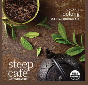 Steep CafÃ© Tea by Bigelow - Individually Wrapped Tea Bag: Oolong Tea - Organic Oolong