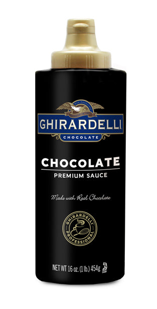 Ghirardelli Black Label Chocolate Sauce - 16 oz. Squeeze Bottle