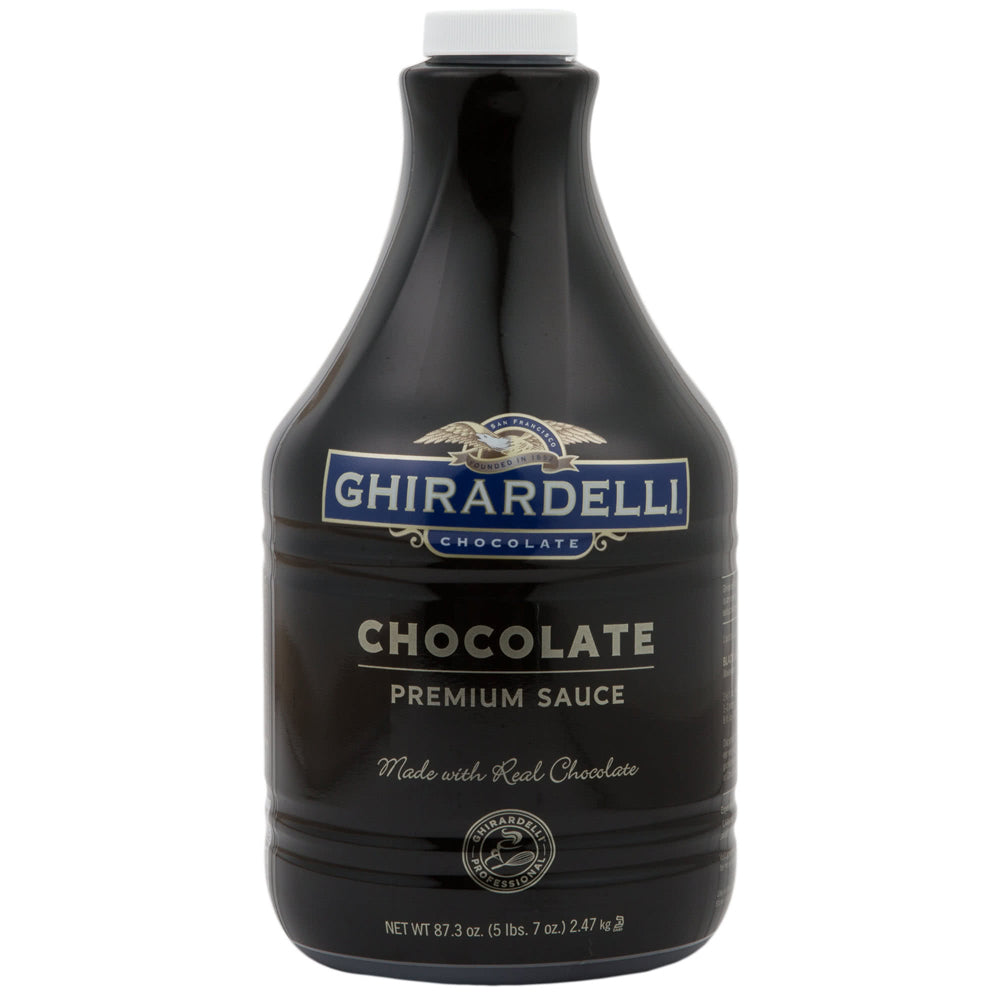 Ghirardelli Black Label Chocolate Sauce - 64 oz. Bottle