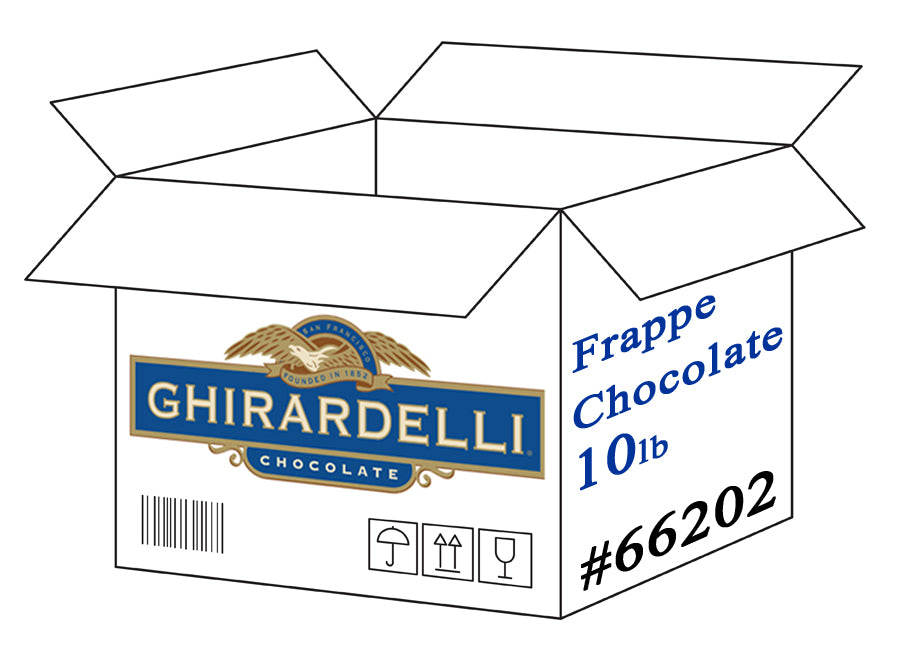 Ghirardelli Frappe Classico - 10 lb. Box: Chocolate