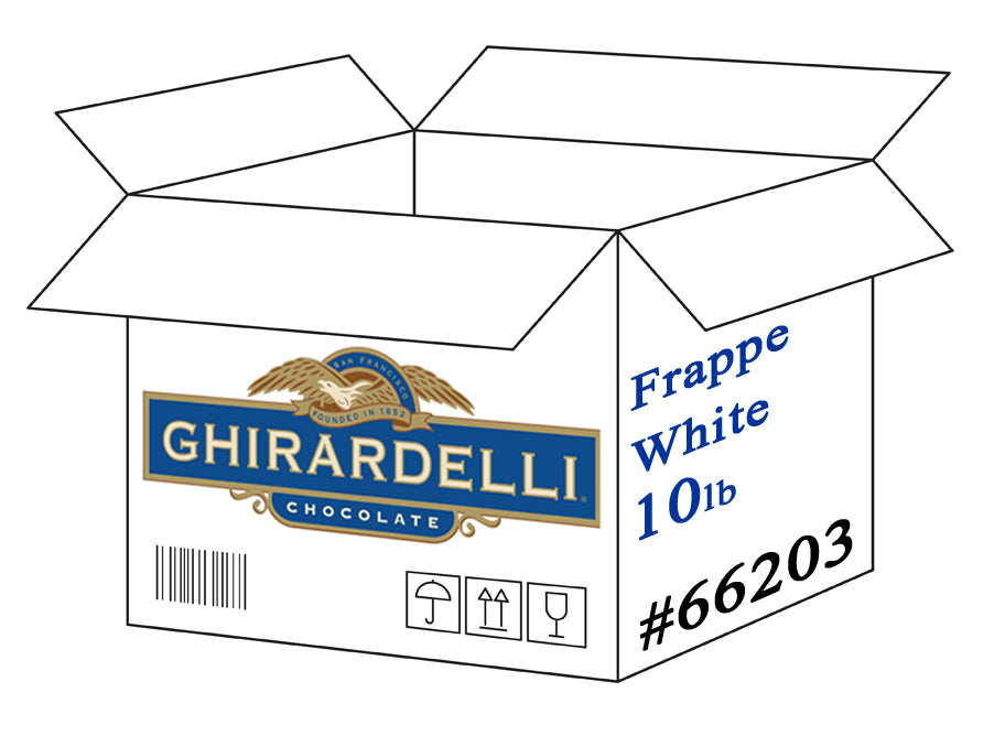 Ghirardelli Frappe Classico - 10 lb. Box: Classic White