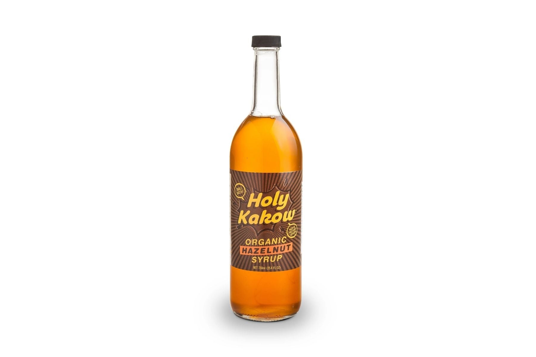Holy Kakow - 750ml Syrup Bottle: Organic Hazelnut